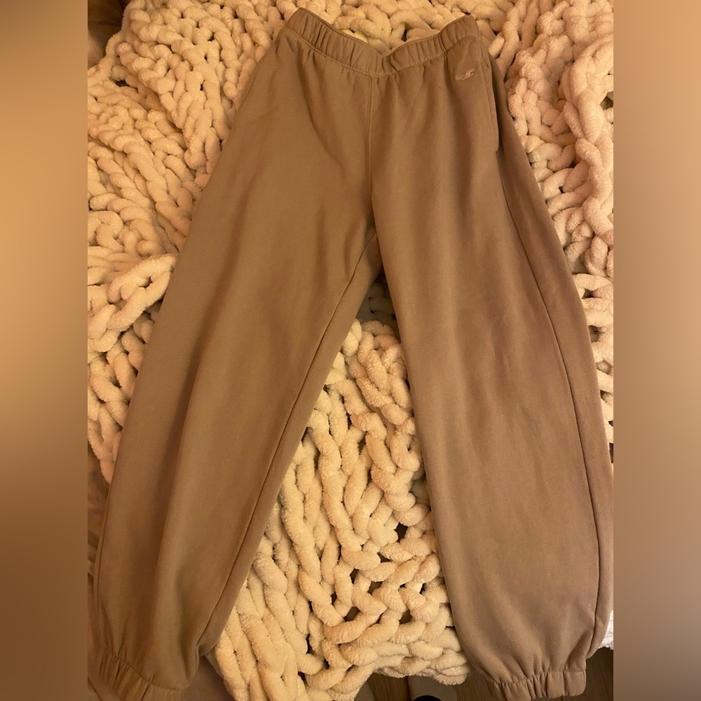 Tan Hollister Sweatpants